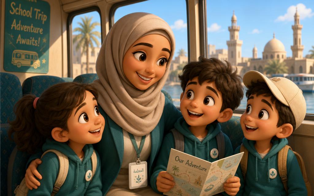 المعلمون والمشرفون داخل القصة